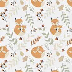 I Love Wallpaper I Love Wallpaper Forest Foxes Wallpaper In Warm Tones