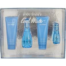 Davidoff Gift Boxes Davidoff Coolwater 4 Pcs Set For Women: Eau De Toilette Body Lotion