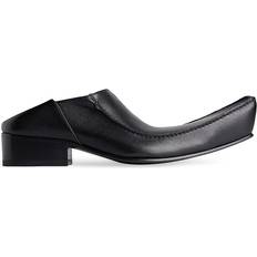 Balenciaga Slippers Romeo aus Leder Schwarz