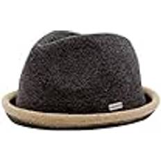 Chillouts quetschbarer Verstellbarer Sommerhut Pork Pie Boston Hat Herren grau braun