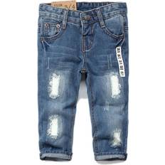 Kidscool Space Baby Girl Boy Jean D Ring Elastic Band - Light Blue