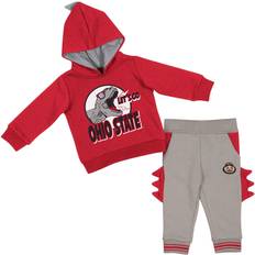 Children's Clothing Colosseum Infant Ohio State Buckeyes Scarlet Piece Dino Set, Boys' 3-6M, Red Holiday Gift