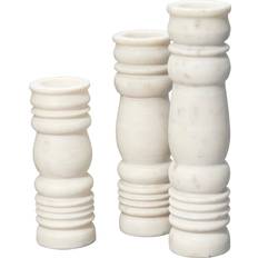 Jamie Young Company Monument Marble Candlesticks Set of 3