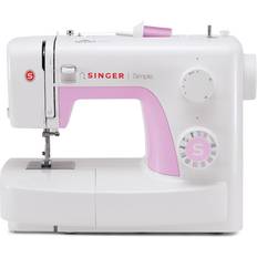 Singer Simple 3223, Nähmaschine, Rosa, Weiss