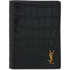 Saint Laurent Portemonnees en sleutelhouders Saint Laurent Leather Wallet - Black