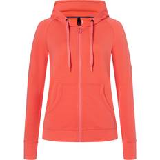 Dam - Denim/Jeanstyg Tröjor super.natural Women's Essential Zip Hoodie, XS, Living Coral