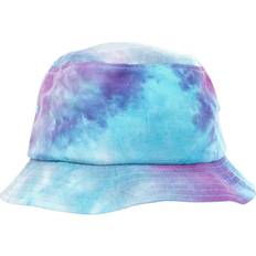 Dam - Turkosa Kepsar Flexfit Uni Festival Print Bucket Hat fiskehatt, lila turkos, en