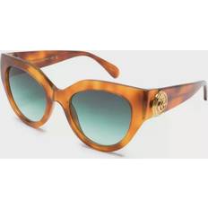 Gucci Dame Solbriller Gucci Mujer Sunglass GG1408S - Color del Marco: Carey