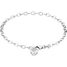 Amor Damen Armbänder Amor Damen Armband mit Herz-Anhänger, 925er Silber, silber