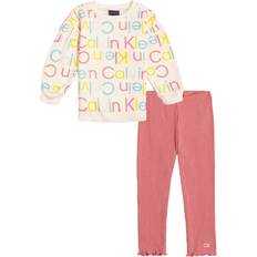 Calvin Klein Girls Pants Children's Clothing Calvin Klein Pieces Legging Set