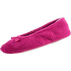 Chevron Microterry Ballerina House Slipper - Rose Violet