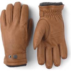 Marron - Ski Gants Hestra Utsjö Fleece Liner Buckle Glove - Cognac