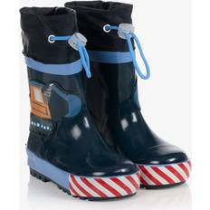Gummistiefel Playshoes kinder gummistiefel baustelle bleu Blau 20/21