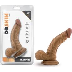 Blush Novelties Sex Toys Blush Novelties Dr. Skin Dr. Stephen 6.5 Inch Dildo With Balls Tan