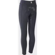 Ridesport Bukser Børnetøj Kingsland Classic junior ridetights "Kemmie" m. fuldgrip - navy