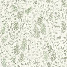 Midbec Isha Green Leaf Wallpaper Bolt