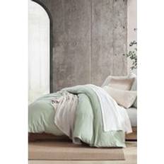 Lin Housses de couette DKNY Pure Washed Linen' Duvet Cover Green