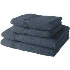 Gris Serviettes Today Linge Maison - Lot de serviettes et draps de - Taille 70x130 - Bleu Serviette de bain Gris