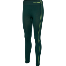 Donna - Turchese Pantaloni & Shorts Hummel Leggings da donna senza cuciture - Vert