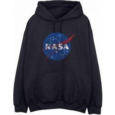 Nasa Insignia Distressed Hoodie Black