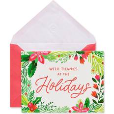 Christmas Cards & Invitations American Greetings American Greetings 25-Count Christmas Thank You Cards with Envelopes Holly