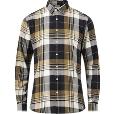 Lindbergh Paidat Lindbergh Paita Checked Herringbone Shirt - Ruskea