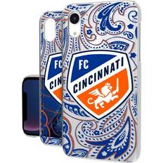 Mobile Phone Covers Keyscaper FC Cincinnati iPhone XR Paisley Clear Case