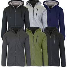 Tops Private Label Men's Tech Sherpa Fleece-Lined Zip-up Hoodie 2-Pack