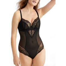 Élasthanne/Lycra/Spandex Bodys Panache Bodies Lingerie - Noir