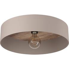 Beige - Metall Takplafonder Eglo Duaia Taupe Takplafond