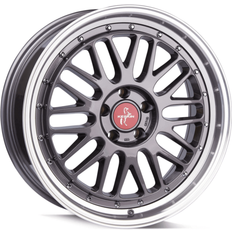 Autofelgen Keskin kt22 8,0 x 18 zoll alufelge - Titan Grey Lip Polish 8