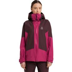 Haglöfs Lumi Jacket Women - Burgundy Brown
