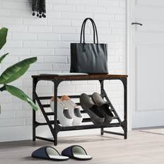Oaks Shoe Racks vidaXL brown Engineered Wood Shoe Rack