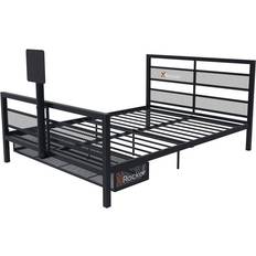 X-Rocker Basecamp Gaming Bed with TV Mount Double 56.3x80.5"