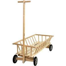 Bruksvagnar Micki Pull Along Wagon Wooden