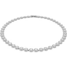 Una Angelic Tennis Necklace - Silver/Transparent