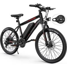 Electric Bikes TotGuard Electric Bike 26'' - Red Unisex