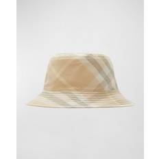 Burberry Chapeaux Burberry Reversible Bucket Hat Beige Uomo