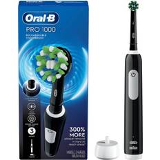 Electric Toothbrushes & Irrigators Oral-B Pro 1000 Rechargeable Electric Toothbrush with Brush Head Black