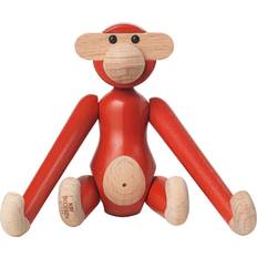 Kay Bojesen Holzfigur Affe Mini - Vintage Rot/H 9,5 cm Figurita 9.5cm