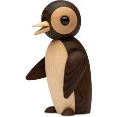 Pingvin brugskunst Spring Copenhagen Frost Penguin Black Dekorationsfigur 42cm