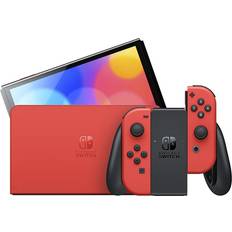 Spelcomputers Nintendo Switch OLED - Mario Red Edition