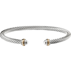 David Yurman Cable Classic Bracelet - Silver/Gold