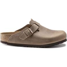 Brown - Women Shoes Birkenstock Boston Oiled Leather - Tobacco Brown