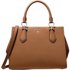 Michael Kors Marilyn Medium Saffiano Leather Satchel - Luggage