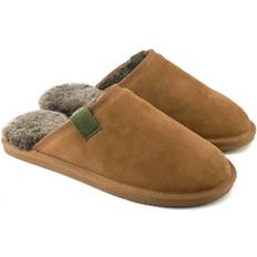 Eastern Counties Leather Ellis Sheepskin Slippers Beige