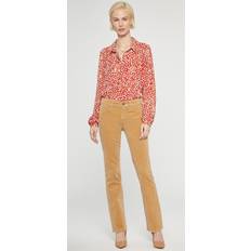 Yellow Jeans NYDJ Marilyn Straight Jeans Gelb Cord Crossroads