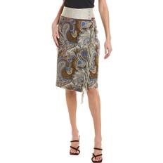 Cashmere Skirts J. McLaughlin J.McLaughlin Ines Regatta Cashmere Wrap Skirt Grey