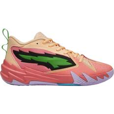 Men - Pink Basketball Shoes Puma Scoot Zeros Georgia M - Passionfruit/Puma Green/Peach Fizz