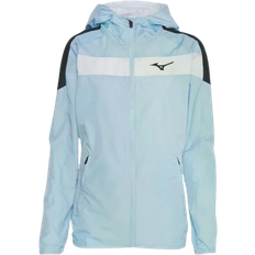 Dame - Tennis Ytterklær Mizuno Women's Training Hooded Jacket - Light Blue